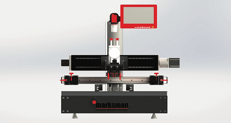 Marksman Screen Printer SMT Tooling robotic automation system front view