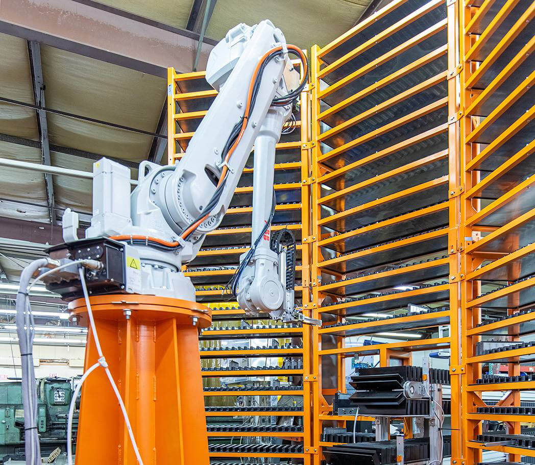 Library storage and retrieval robotic automation machine